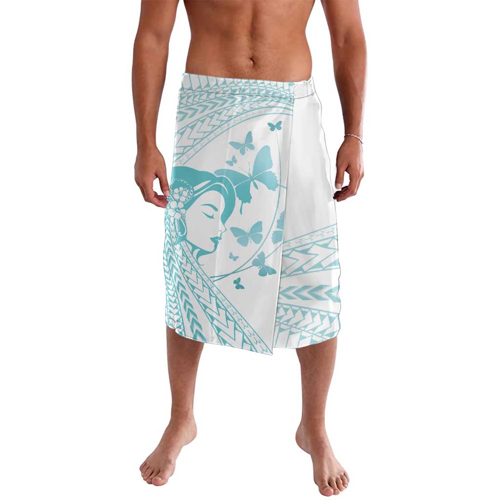 Polynesia Cervical Cancer Awareness Month Lavalava Polynesian Women Faith Hope Love! LT14 White - Polynesian Pride