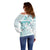 Polynesia Cervical Cancer Awareness Month Off Shoulder Sweater Polynesian Women Faith Hope Love!