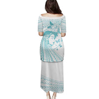 Polynesia Cervical Cancer Awareness Month Puletasi Polynesian Women Faith Hope Love! LT14 - Polynesian Pride