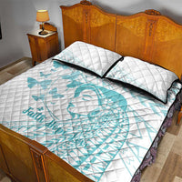 Polynesia Cervical Cancer Awareness Month Quilt Bed Set Polynesian Women Faith Hope Love! LT14 - Polynesian Pride