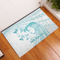 Polynesia Cervical Cancer Awareness Month Rubber Doormat Polynesian Women Faith Hope Love! LT14 - Polynesian Pride