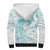 Polynesia Cervical Cancer Awareness Month Sherpa Hoodie Polynesian Women Faith Hope Love!