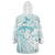 Polynesia Cervical Cancer Awareness Month Wearable Blanket Hoodie Polynesian Women Faith Hope Love!