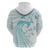 Polynesia Cervical Cancer Awareness Month Zip Hoodie Polynesian Women Faith Hope Love!