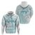 Polynesia Cervical Cancer Awareness Month Zip Hoodie Polynesian Women Faith Hope Love!