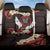 Polynesia AIDS Awareness Month Back Car Seat Cover Take The Rights Path Polynesian Pattern