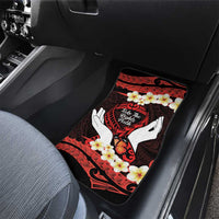 Polynesia AIDS Awareness Month Car Mats Take The Rights Path Polynesian Pattern LT14 - Polynesian Pride