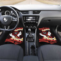 Polynesia AIDS Awareness Month Car Mats Take The Rights Path Polynesian Pattern LT14 Set 2pcs - Front Red - Polynesian Pride