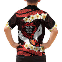 Polynesia AIDS Awareness Month Hawaiian Shirt Take The Rights Path Polynesian Pattern LT14 - Polynesian Pride