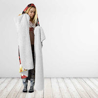 Polynesia AIDS Awareness Month Hooded Blanket Take The Rights Path Polynesian Pattern LT14 - Polynesian Pride