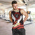 Polynesia AIDS Awareness Month Men Tank Top Take The Rights Path Polynesian Pattern