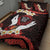 Polynesia AIDS Awareness Month Quilt Bed Set Take The Rights Path Polynesian Pattern