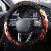 Polynesia AIDS Awareness Month Steering Wheel Cover Take The Rights Path Polynesian Pattern LT14 - Polynesian Pride