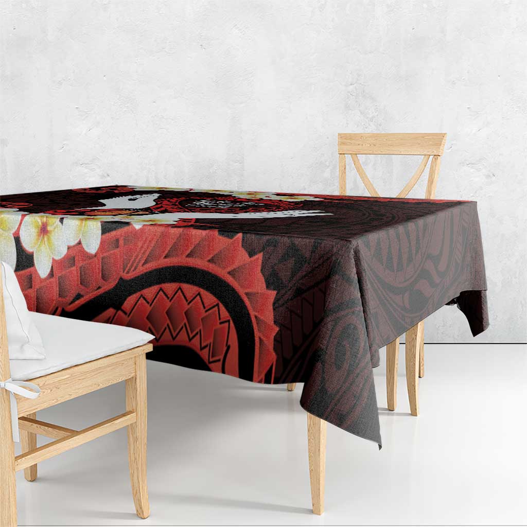 Polynesia AIDS Awareness Month Tablecloth Take The Rights Path Polynesian Pattern LT14 - Polynesian Pride