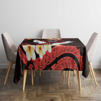 Polynesia AIDS Awareness Month Tablecloth Take The Rights Path Polynesian Pattern LT14 - Polynesian Pride