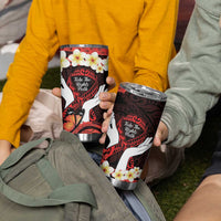 Polynesia AIDS Awareness Month Tumbler Cup Take The Rights Path Polynesian Pattern LT14 - Polynesian Pride