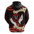 Polynesia AIDS Awareness Month Zip Hoodie Take The Rights Path Polynesian Pattern