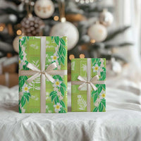 Aloha Hawaii Tuberose Lei Wrapping Paper Tropical Vibes Green Color LT14 - Polynesian Pride
