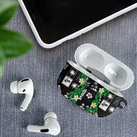 Aloha Hawaii Tuberose Lei AirPods Case Tropical Vibes Black Color - Polynesian Pride
