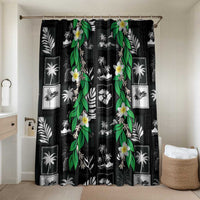 Aloha Hawaii Tuberose Lei Bathroom Set Tropical Vibes Black Color - Polynesian Pride
