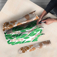 Aloha Hawaii Palaka Tuberose Lei Umbrella Hawaiian Quilt Seamless Style - Polynesian Pride