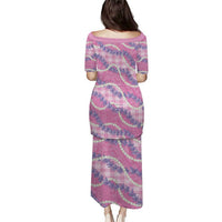 Pink Hawaii Palaka Honohono Pikake Puletasi Hawaiian Orchid Lei Polynesian Pattern - Polynesian Pride