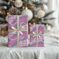 Pink Hawaii Palaka Honohono Pikake Wrapping Paper Hawaiian Orchid Lei Polynesian Pattern LT14 - Polynesian Pride