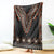 Bula Fiji Dashiki Vintage Fijian Masi Tapa Pattern Blanket LT14 Brown - Polynesian Pride