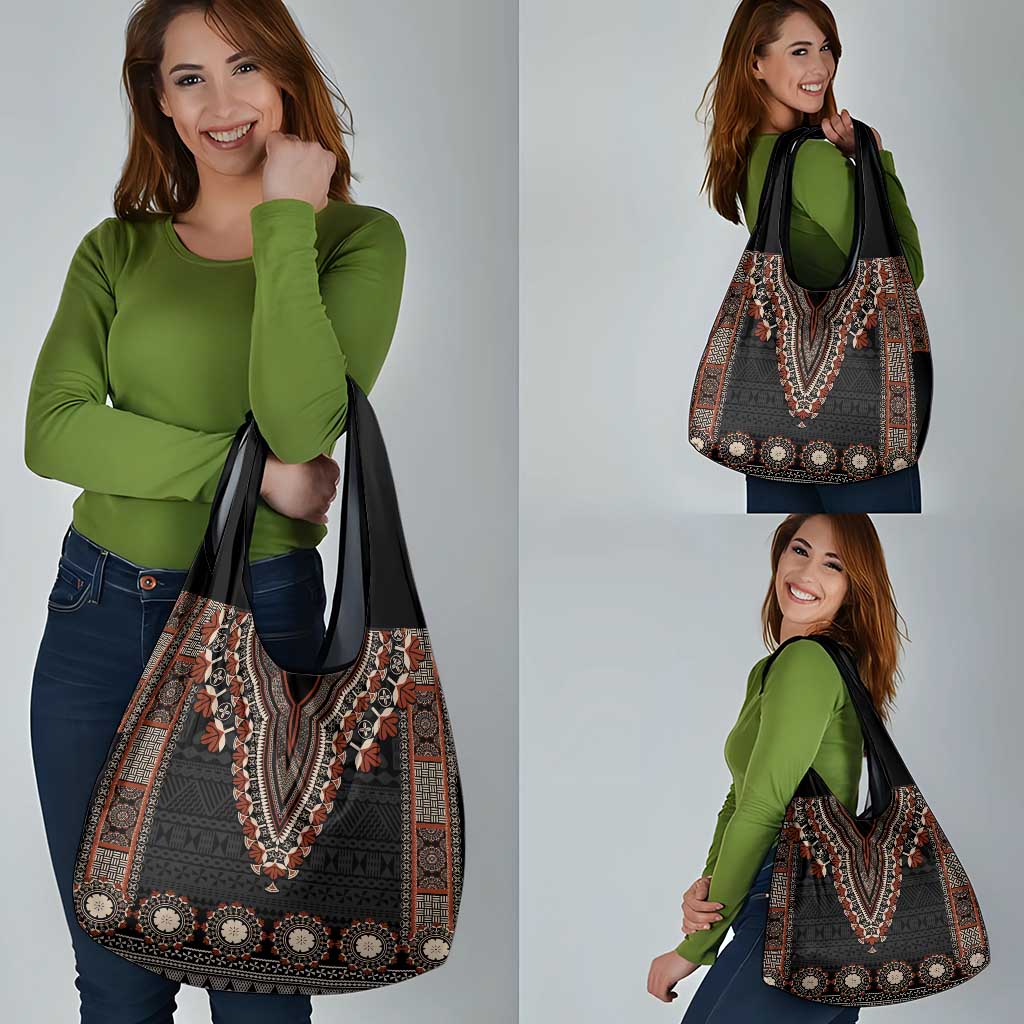 Bula Fiji Dashiki Vintage Fijian Masi Tapa Pattern Grocery Bag