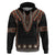 Bula Fiji Dashiki Vintage Fijian Masi Tapa Pattern Hoodie LT14 Pullover Hoodie Brown - Polynesian Pride