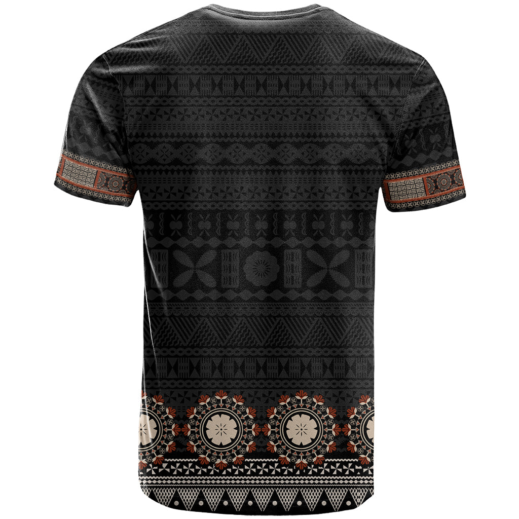 Bula Fiji Dashiki Vintage Fijian Masi Tapa Pattern T Shirt LT14 - Polynesian Pride