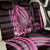 Pink Polynesia Easter Day Back Car Seat Cover Eggs With Bunny Polynesian Pattern LT14