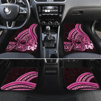 Pink Polynesia Easter Day Car Mats Eggs With Bunny Polynesian Pattern LT14 Set 4pcs Pink - Polynesian Pride