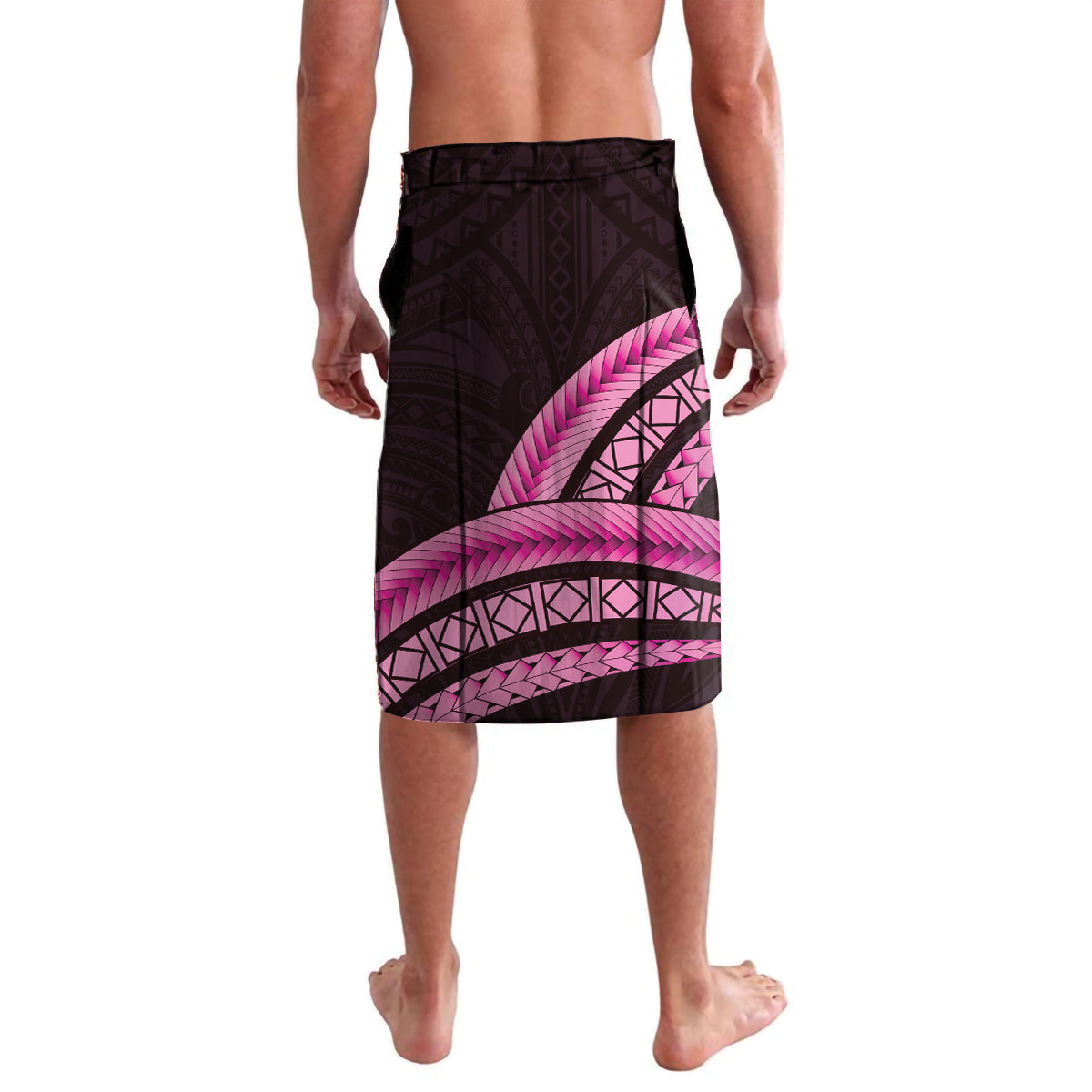 Pink Polynesia Easter Day Lavalava Eggs With Bunny Polynesian Pattern LT14 - Polynesian Pride