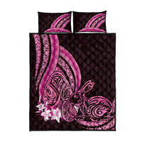 Pink Polynesia Easter Day Quilt Bed Set Eggs With Bunny Polynesian Pattern LT14 - Polynesian Pride