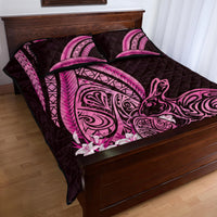 Pink Polynesia Easter Day Quilt Bed Set Eggs With Bunny Polynesian Pattern LT14 - Polynesian Pride