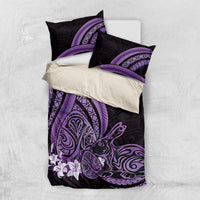 Purple Polynesia Easter Day Bedding Set Eggs With Bunny Polynesian Pattern LT14 US Twin 172cm x 218cm Purple - Polynesian Pride