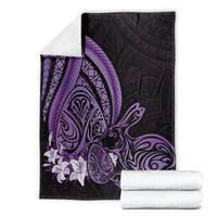 Purple Polynesia Easter Day Blanket Eggs With Bunny Polynesian Pattern LT14 - Polynesian Pride