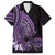 Purple Polynesia Easter Day Family Matching Puletasi and Hawaiian Shirt Eggs With Bunny Polynesian Pattern