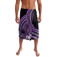Purple Polynesia Easter Day Lavalava Eggs With Bunny Polynesian Pattern LT14 Purple - Polynesian Pride