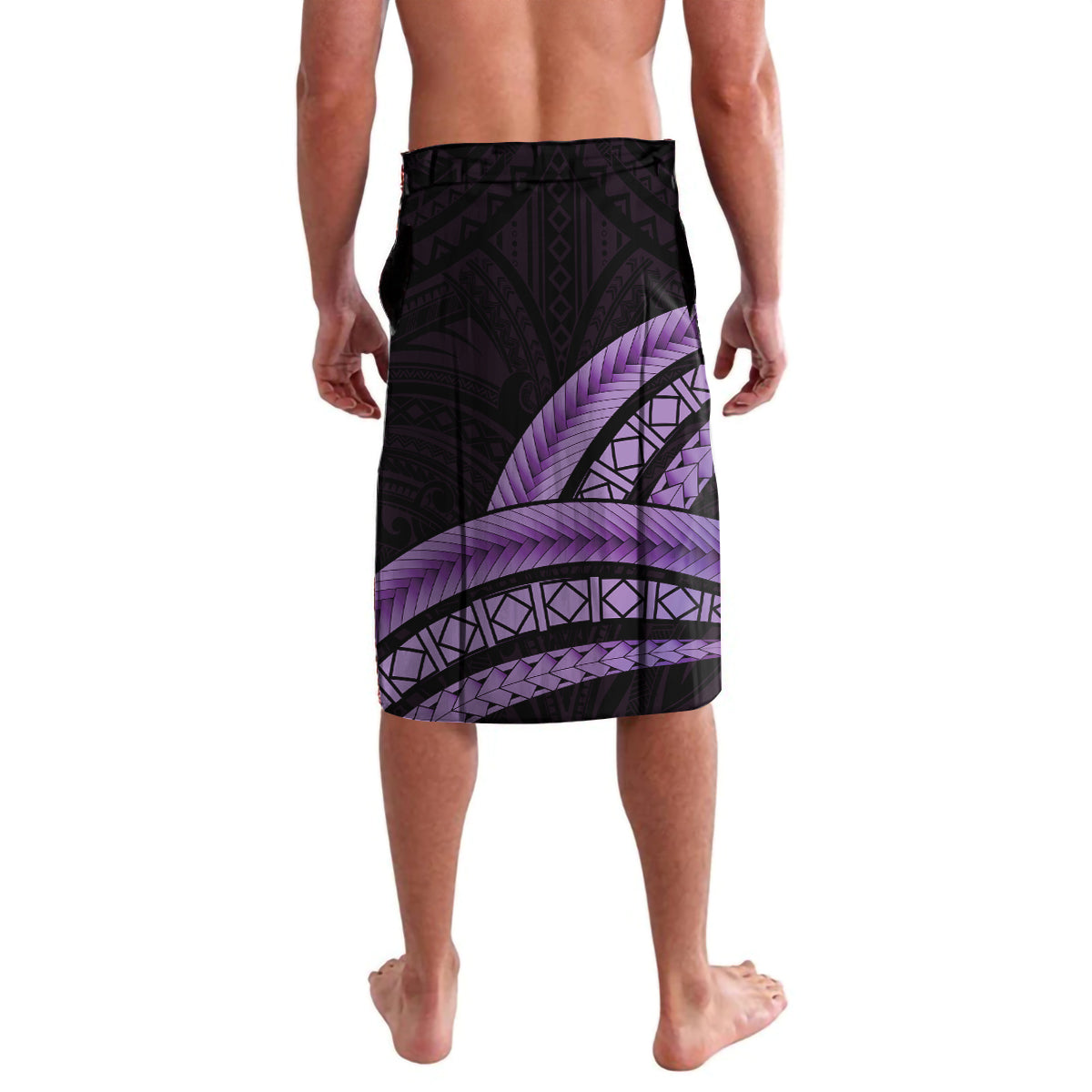 Purple Polynesia Easter Day Lavalava Eggs With Bunny Polynesian Pattern LT14 - Polynesian Pride