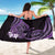 Purple Polynesia Easter Day Sarong Eggs With Bunny Polynesian Pattern