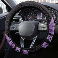 Purple Polynesia Easter Day Steering Wheel Cover Eggs With Bunny Polynesian Pattern LT14 - Polynesian Pride