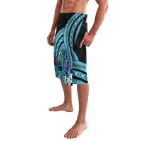 Turquoise Polynesia Easter Day Lavalava Eggs With Bunny Polynesian Pattern LT14 - Polynesian Pride