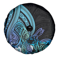 Turquoise Polynesia Easter Day Spare Tire Cover Eggs With Bunny Polynesian Pattern LT14 - Polynesian Pride