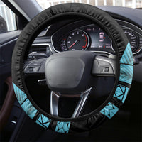 Turquoise Polynesia Easter Day Steering Wheel Cover Eggs With Bunny Polynesian Pattern LT14 - Polynesian Pride