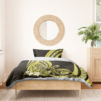 Yellow Polynesia Easter Day Bedding Set Eggs With Bunny Polynesian Pattern LT14 - Polynesian Pride