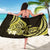 Yellow Polynesia Easter Day Sarong Eggs With Bunny Polynesian Pattern