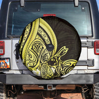 Yellow Polynesia Easter Day Spare Tire Cover Eggs With Bunny Polynesian Pattern LT14 Yellow - Polynesian Pride