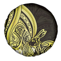 Yellow Polynesia Easter Day Spare Tire Cover Eggs With Bunny Polynesian Pattern LT14 - Polynesian Pride